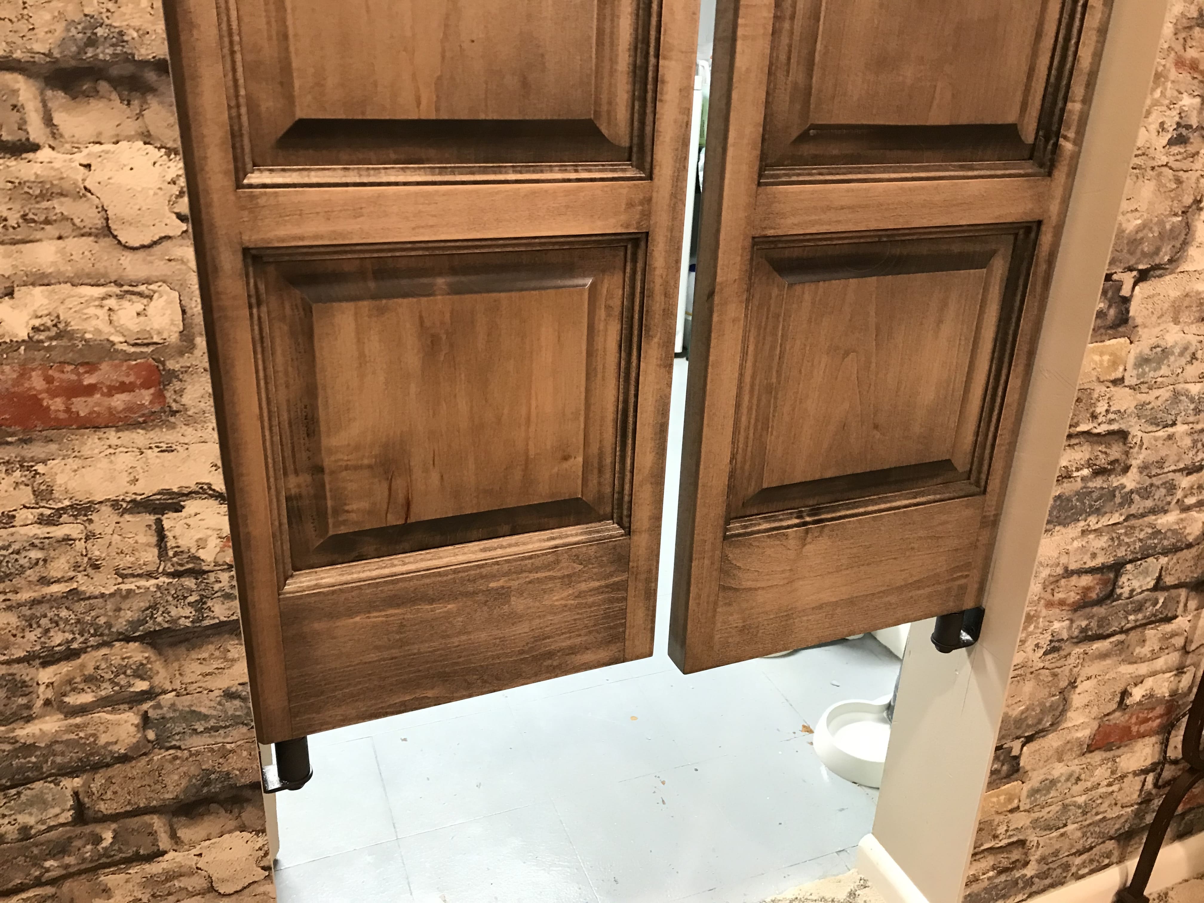 How To Perfectly Align Saloon Doors